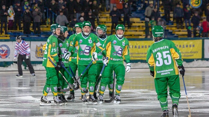 "Водник" обыграл "Родину" в матче чемпионата России по бенди