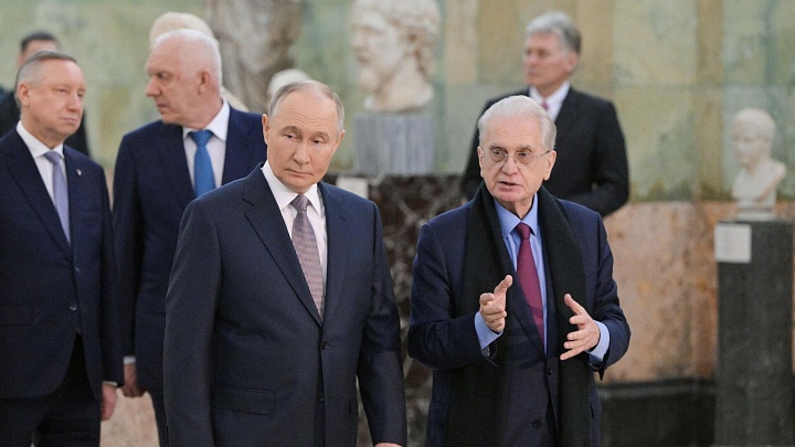 Путин рассказал, что любит посещать Эрмитаж